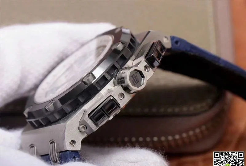 Audemars Piguet Royal Oak Offshore 26078PO.OO.D018CR.01 JF Factory 1:1 Best Edition Replica Watch Blue Strap